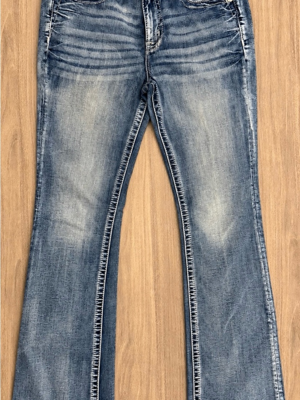 Miss Me Size 31 Bootcut Jeans Embellished Sequin Y2K Western Cowgirl Denim